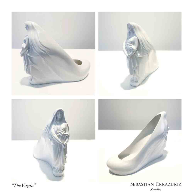 Illustration for article titled 9 Sexy 3D-Printed Heels That Objectify 9 Real Women (NSFW)